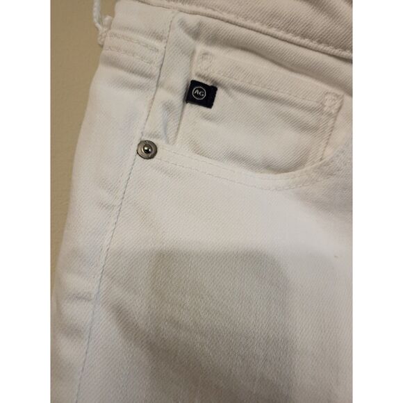 Adriano Goldschmied The Prima White Cigarette Leg Jeans Women 26 Regular Skinny - Picture 8 of 10